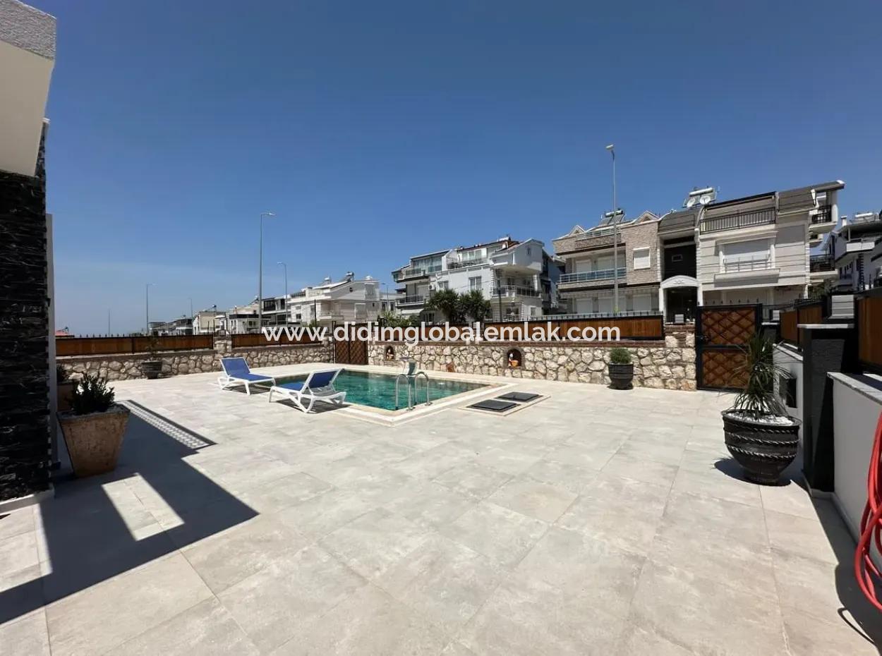 4 In 1 Voll Möblierte Freistehende Villa Mit Pool In Didim Efeler