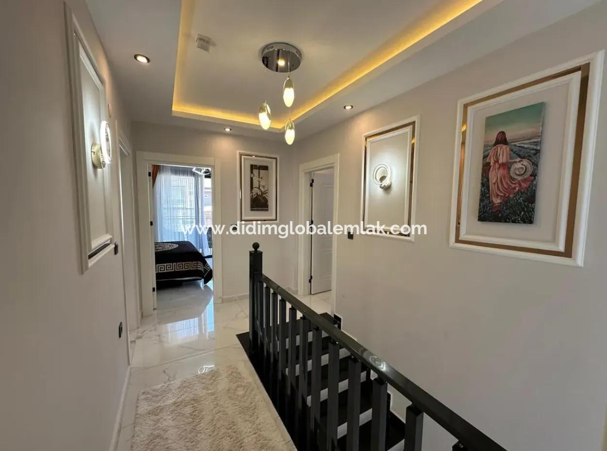 4 In 1 Voll Möblierte Freistehende Villa Mit Pool In Didim Efeler