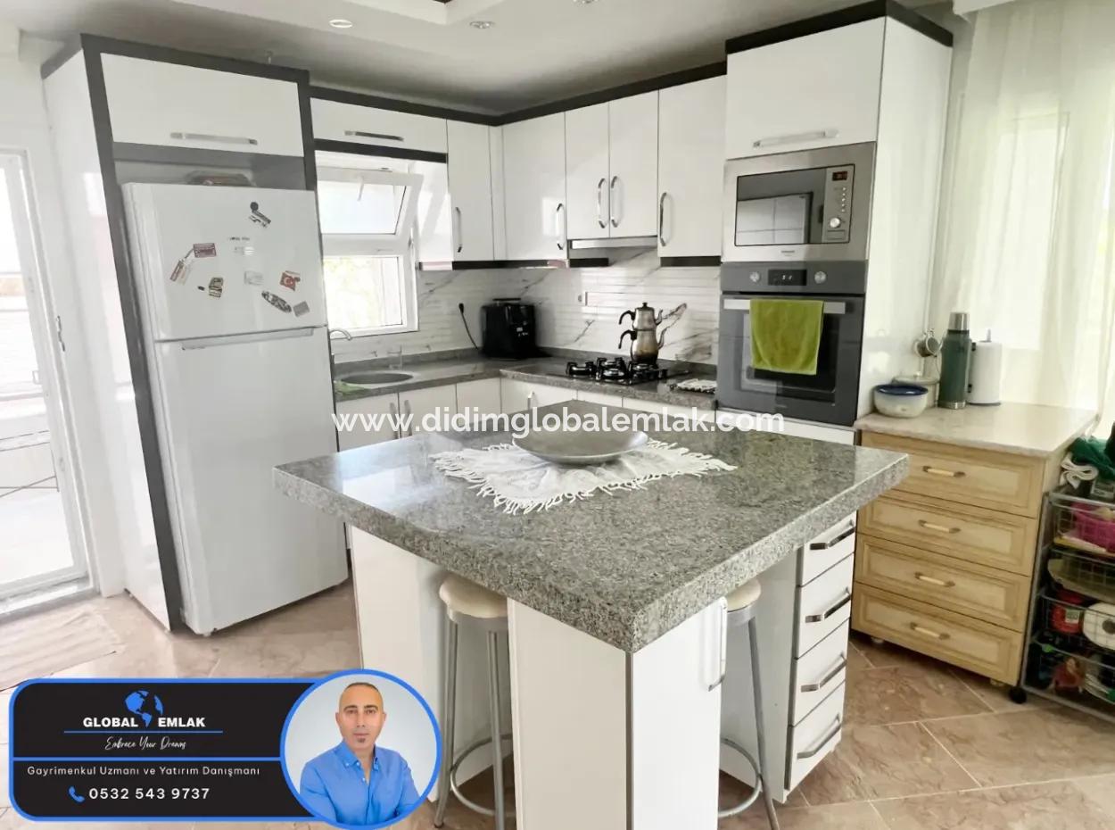 4 1 Furnished Villa For Permanent Rent In Didim Işık Site