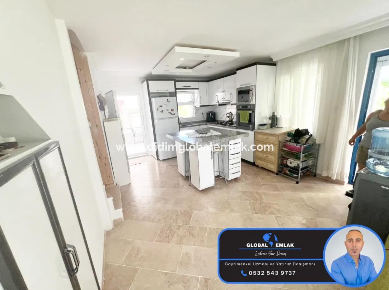 4 1 Furnished Villa For Permanent Rent In Didim Işık Site