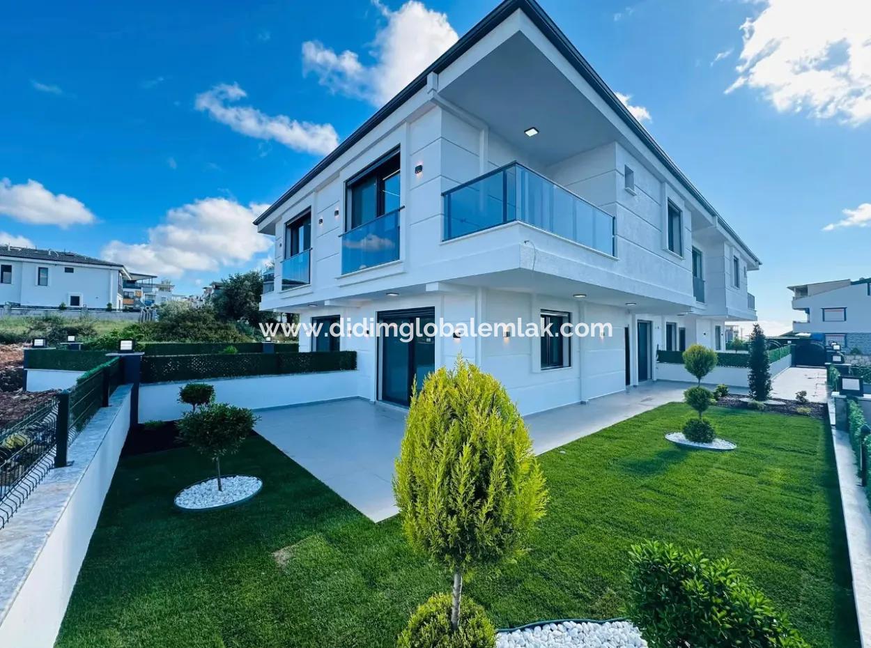 3 1 Separate Kitchen Villas For Sale In Didim Hisar Neighborhood